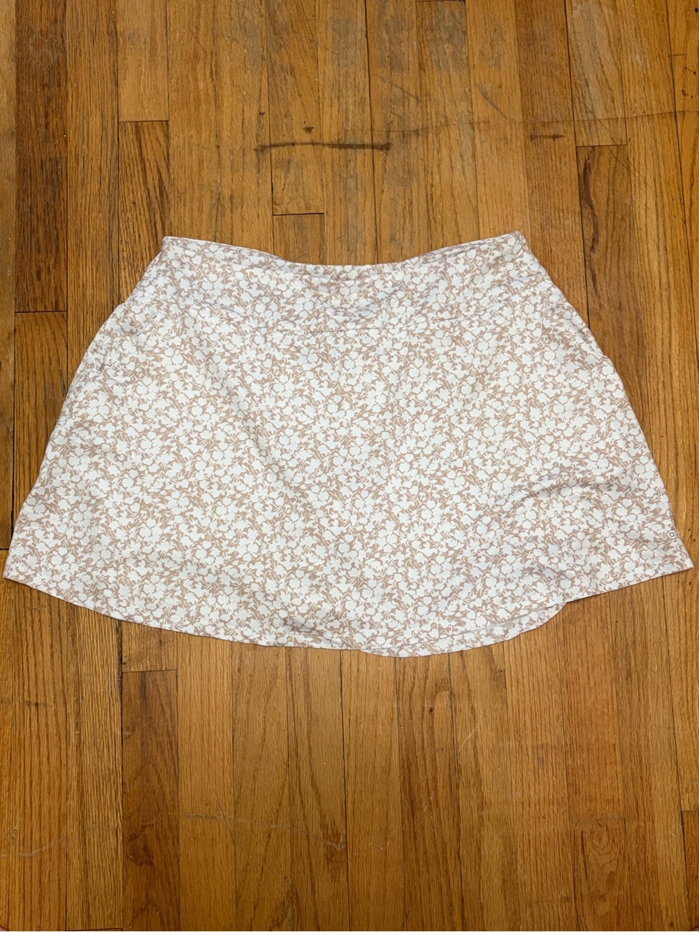 adidas Floral Print Lounge Dress with Built-In White Shorts
